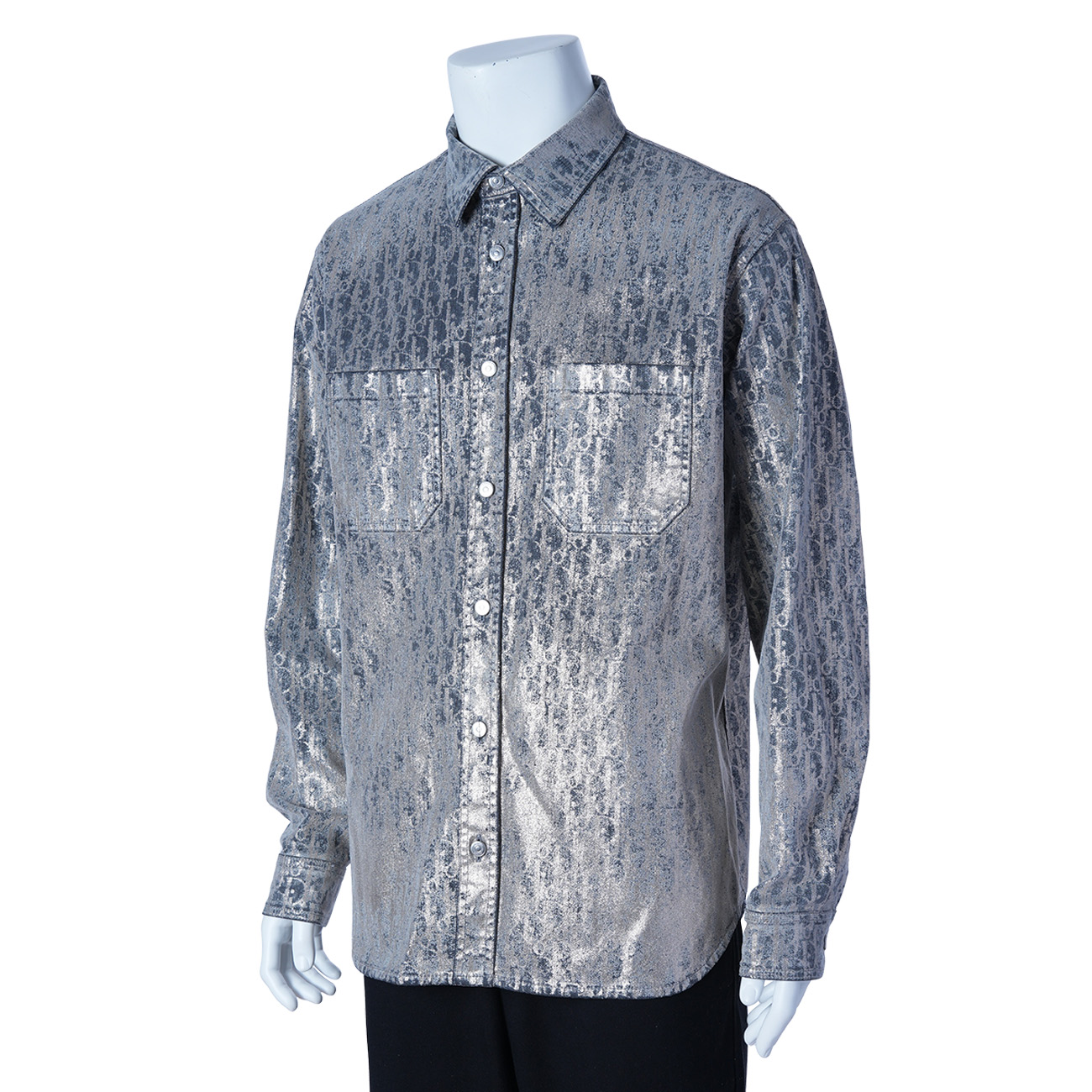 CHRISTIAN DIOR(USED)크리스찬디올 오블리크 오버셔츠 #41